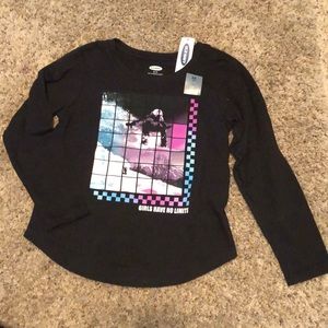 Girls Long Sleeve Graphic Tee
